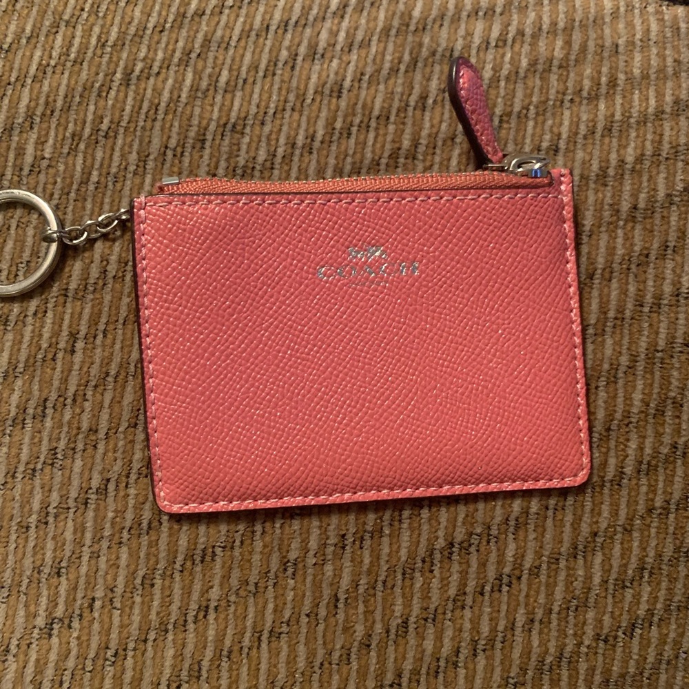 Coach keychain and card holder